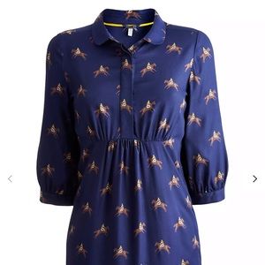Joules New Wickmere Horse Tunic Top, Navy 🇬🇧